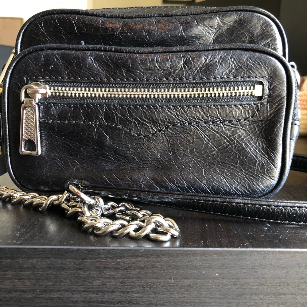 Black crossbody camera bag/purse
